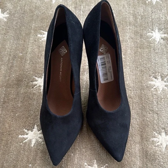 Antonio Melani Black Heels Classic Pumps - Picture 1 of 9